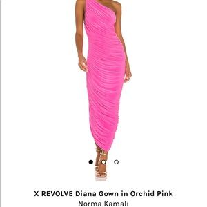 X REVOLVE Diana Gown in Orchid Pink
Norma Kamali